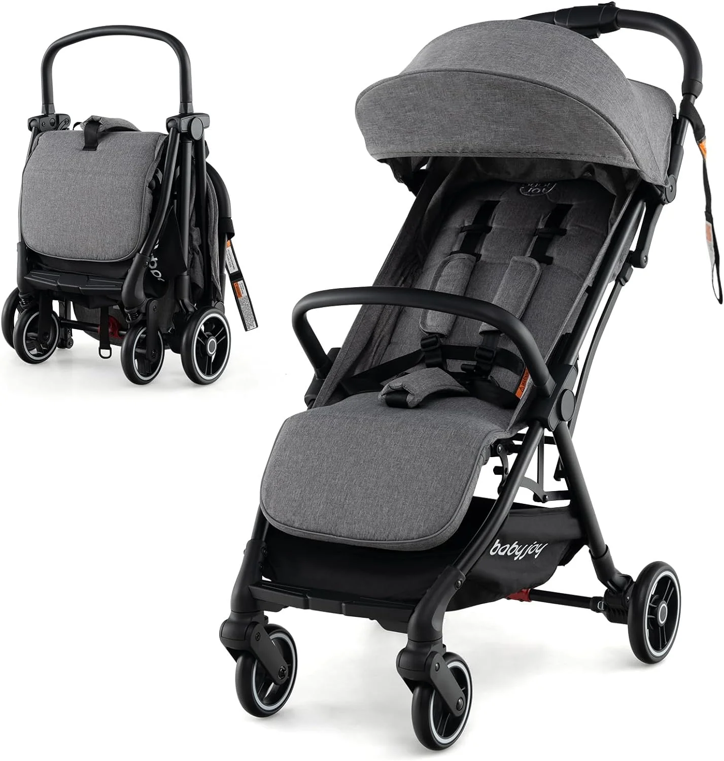 BABY JOY Lightweight Baby Stroller, Compact Travel Stroller for Airplane - Image 13
