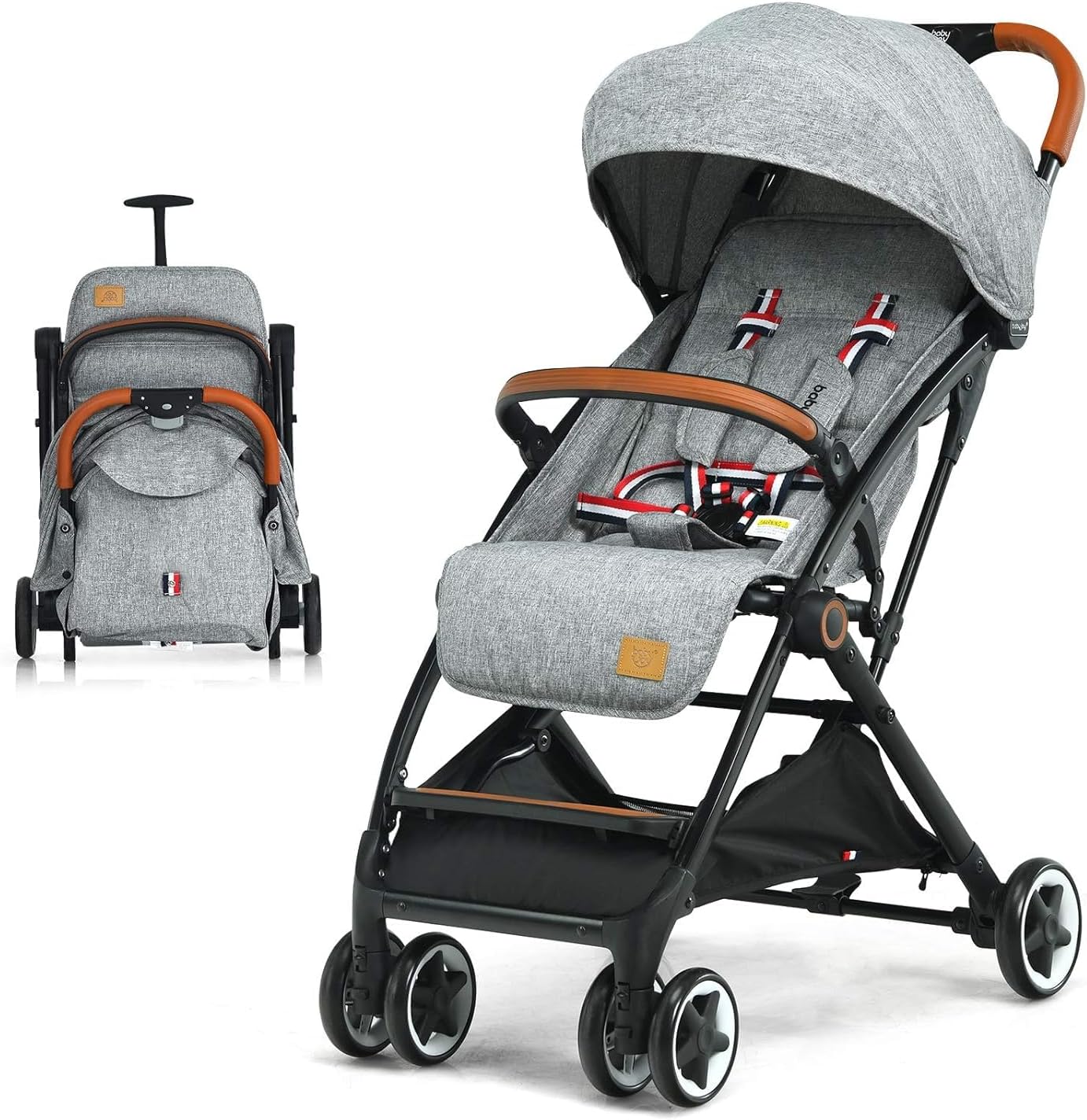 BABY JOY Lightweight Baby Stroller, Compact Toddler Travel Stroller for Airplane - Image 11