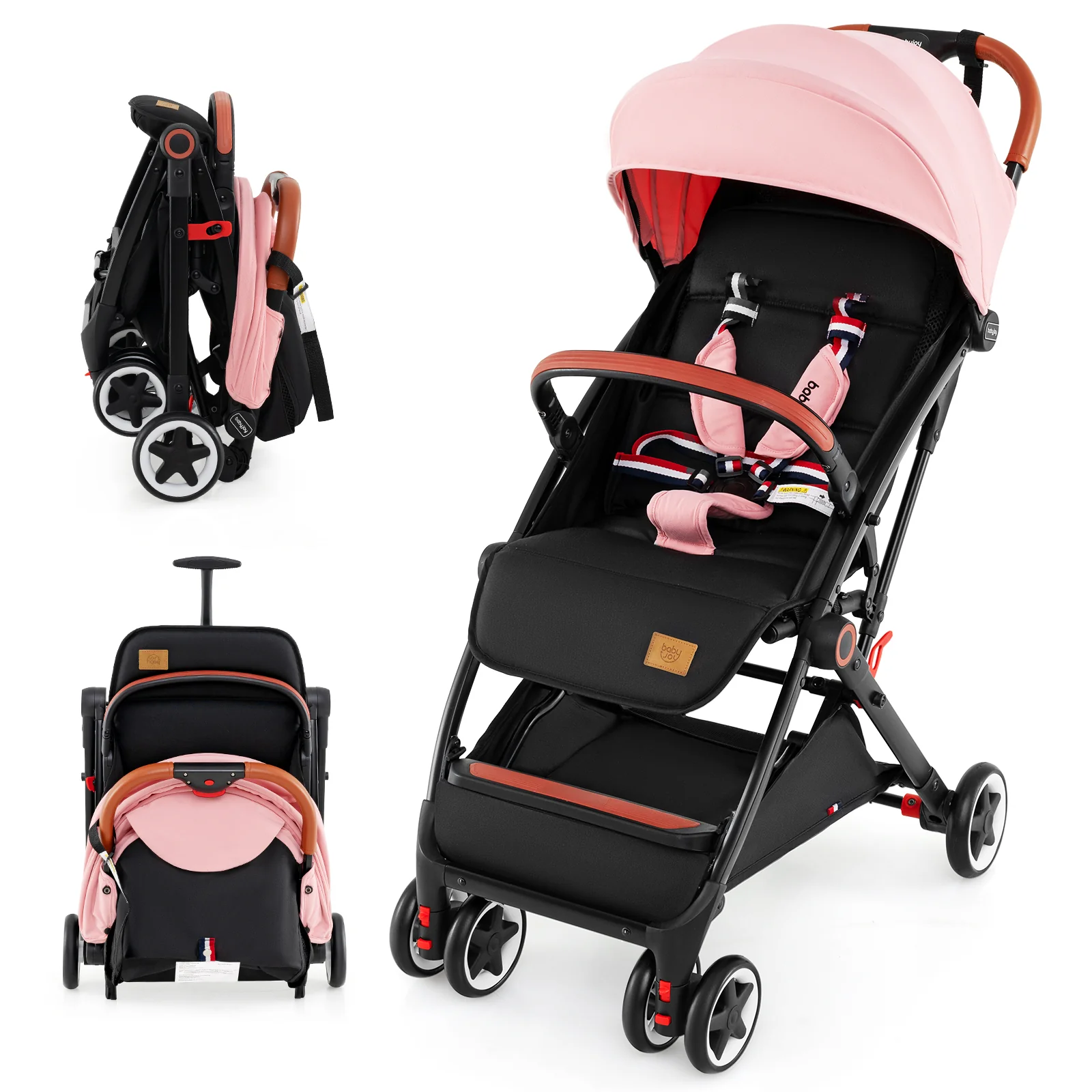 BABY JOY Lightweight Baby Stroller, Compact Toddler Travel Stroller for Airplane - Image 13