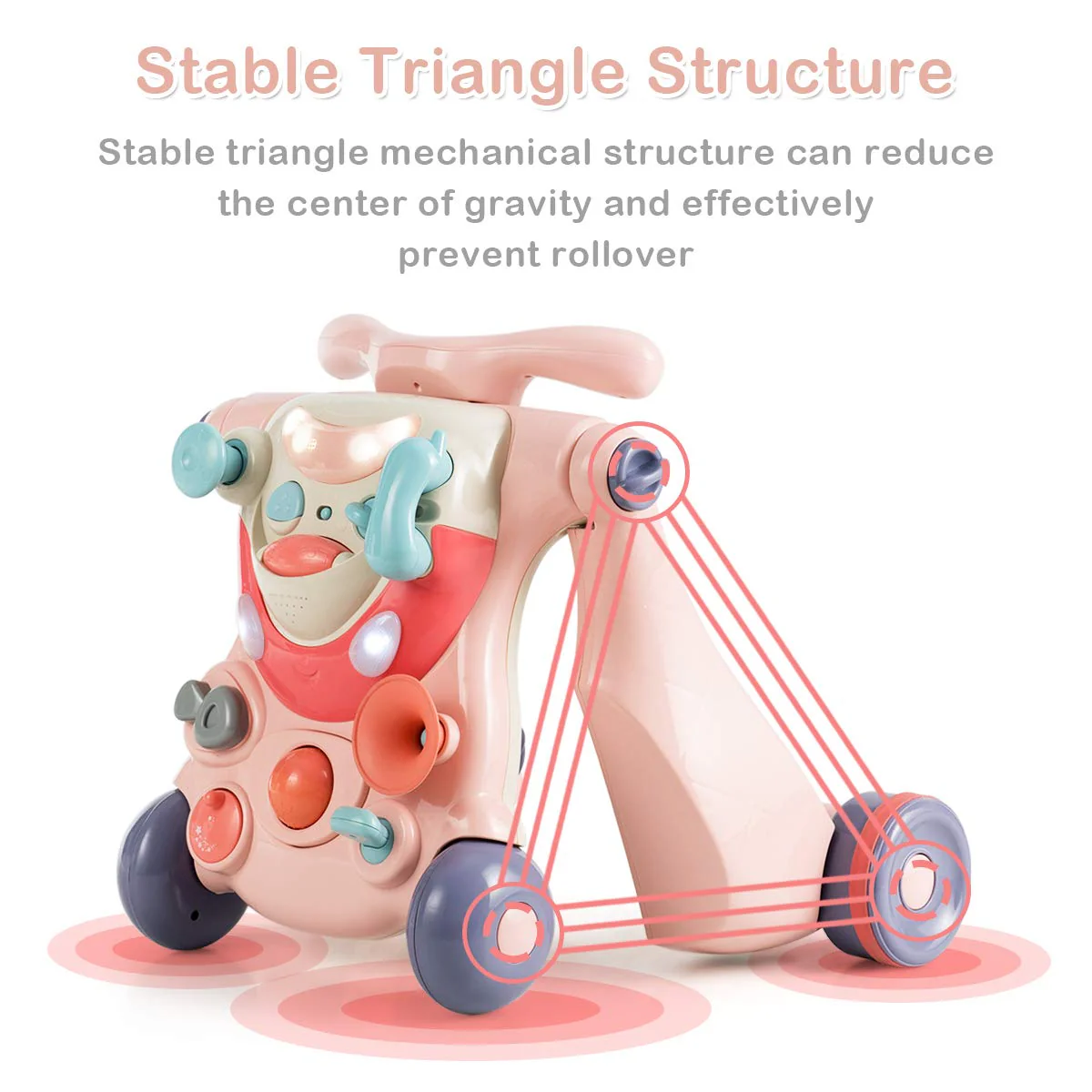 BABY JOY Sit to Stand Walker - Image 5