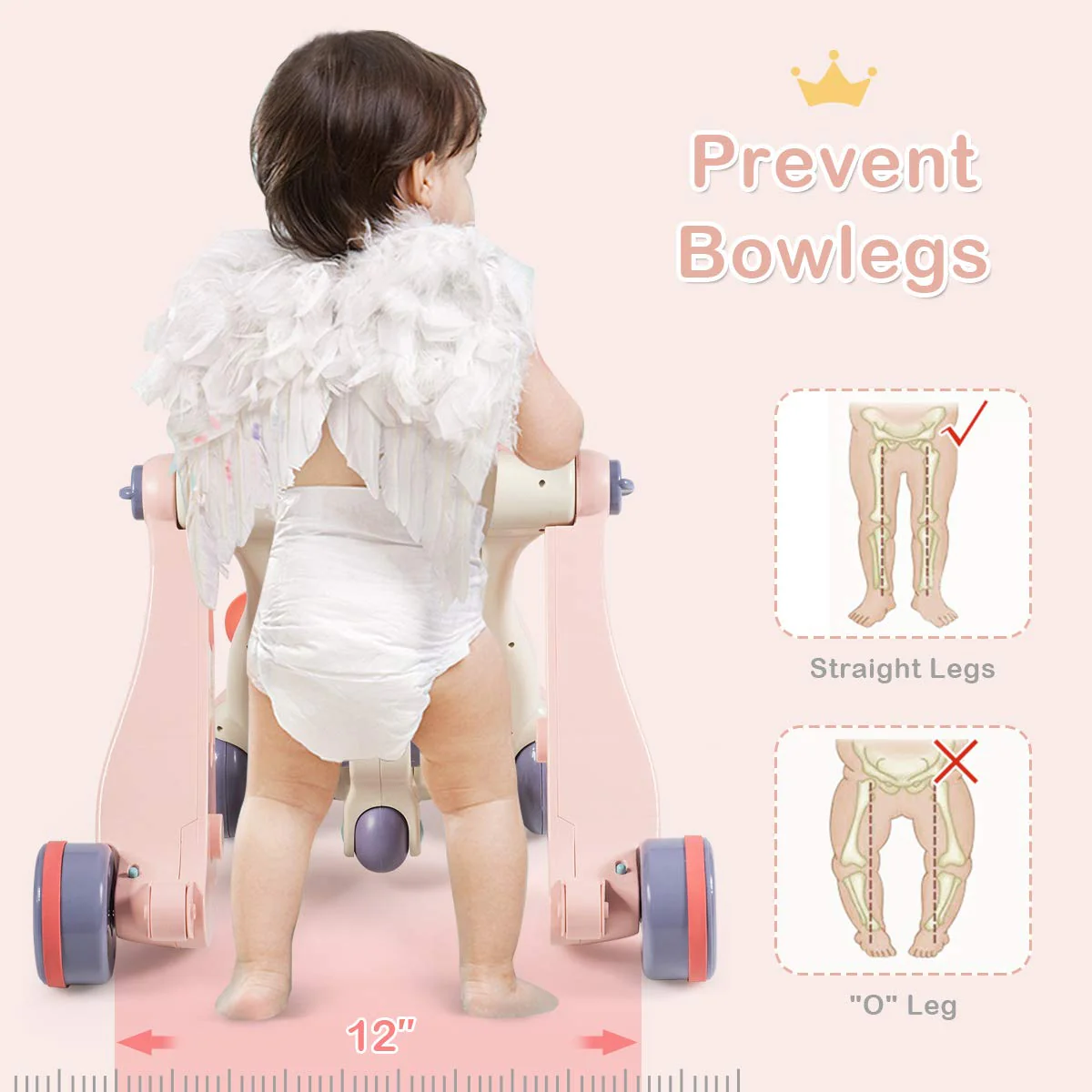 BABY JOY Sit to Stand Walker - Image 6