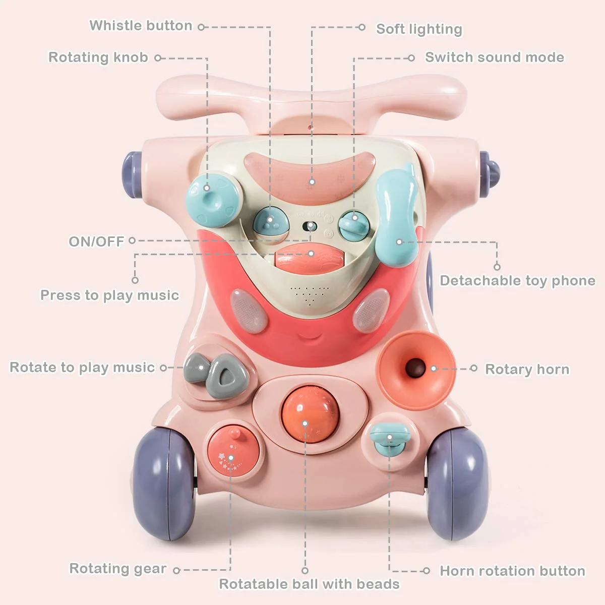 BABY JOY Sit to Stand Walker - Image 7