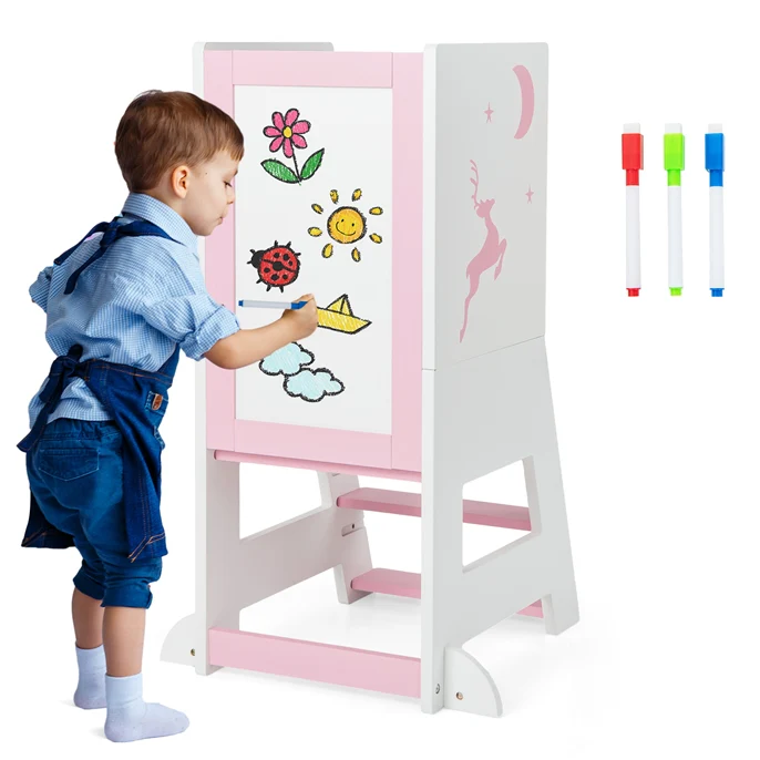 BABY JOY Toddler Standing Tower - Image 10