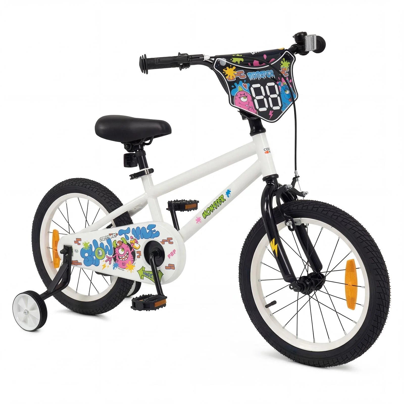 Children Bicycle with Handbrake and Height-Adjustable Seat for Boys and Girls - Image 10