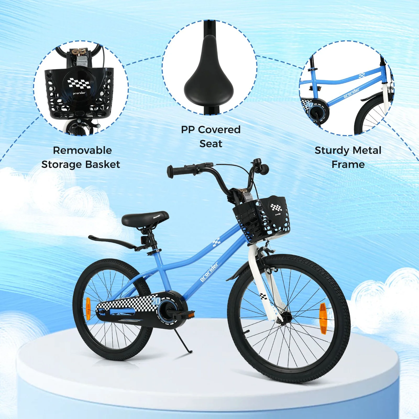 Children Training Bicycle with Handbrake and Coaster Brake - Image 6