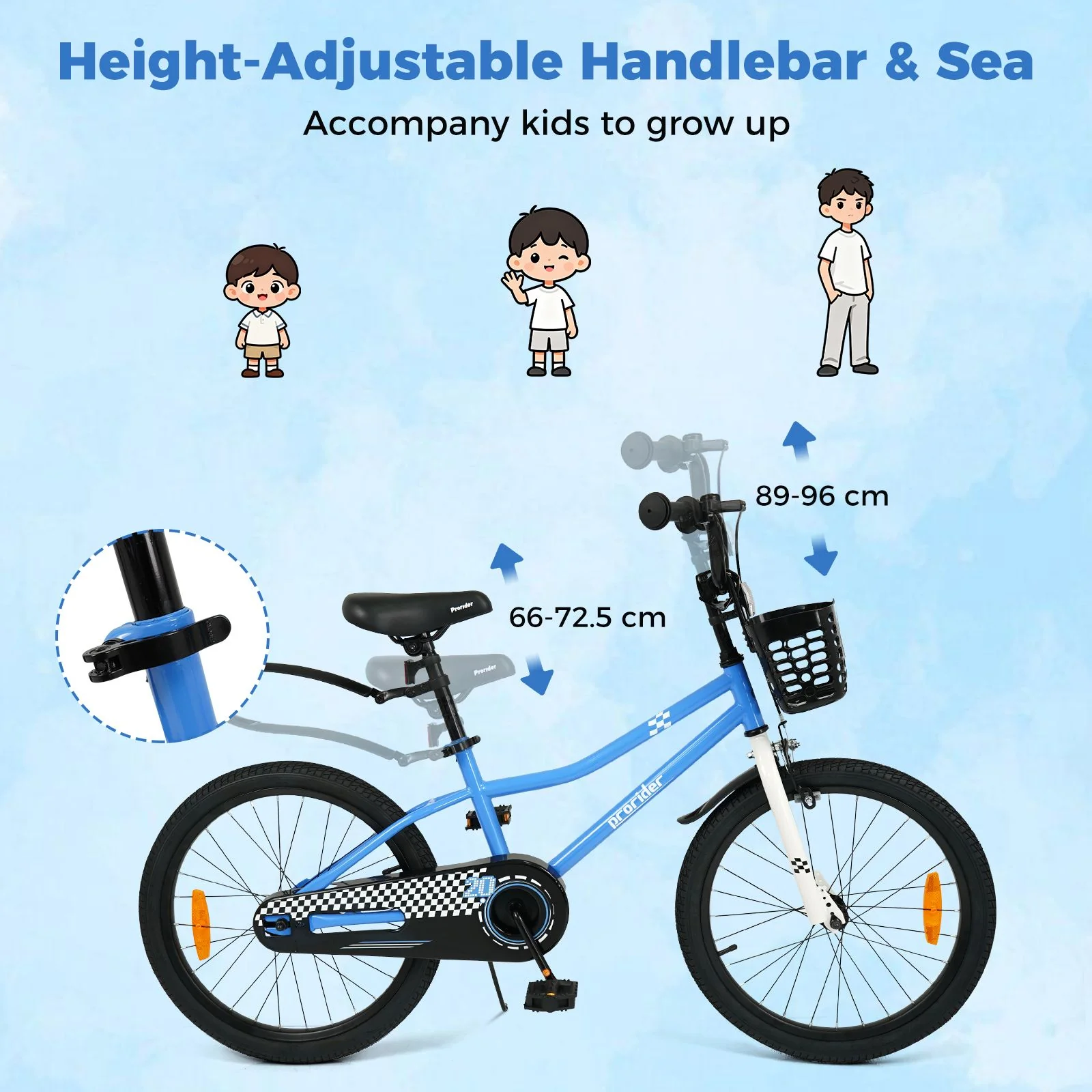 Children Training Bicycle with Handbrake and Coaster Brake - Image 8