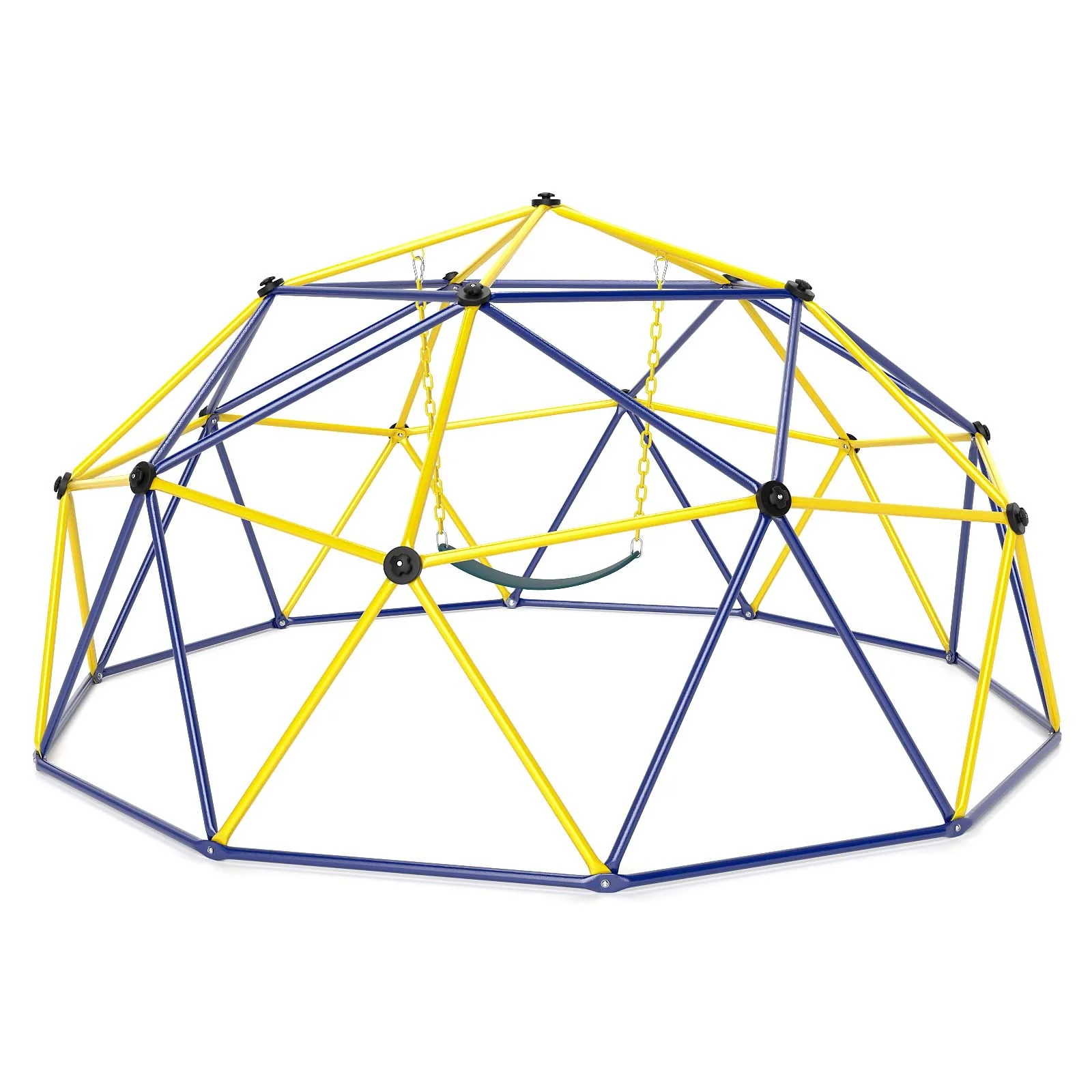 Climbing Dome with Swing, 10FT Kids Jungle Gym Monkey Bar Climbing Toys for Outdoor, Holds up to 363 KG - Image 11