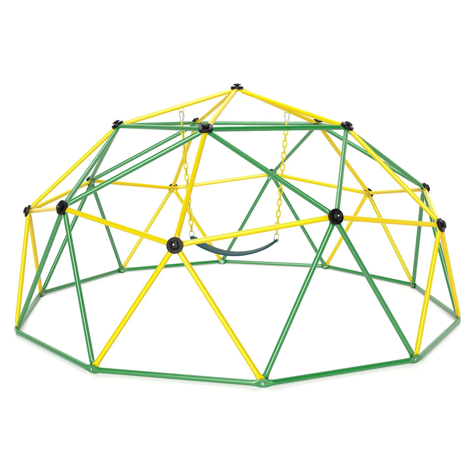 Climbing Dome with Swing, 10FT Kids Jungle Gym Monkey Bar Climbing Toys for Outdoor, Holds up to 363 KG - Image 12