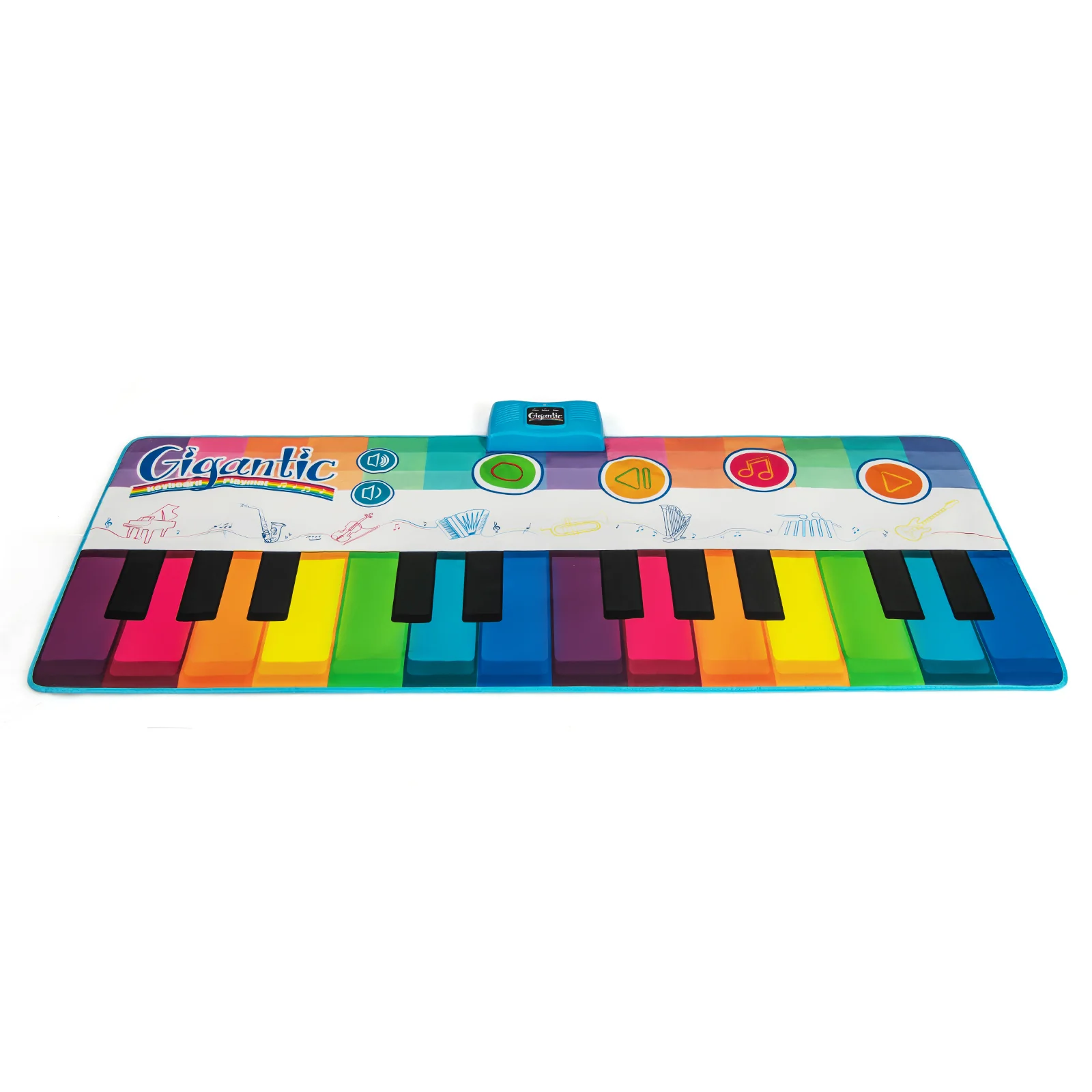 Floor Piano Dance Mat for Kids, Musical Playmat with 8 Instrument Sounds - Image 10
