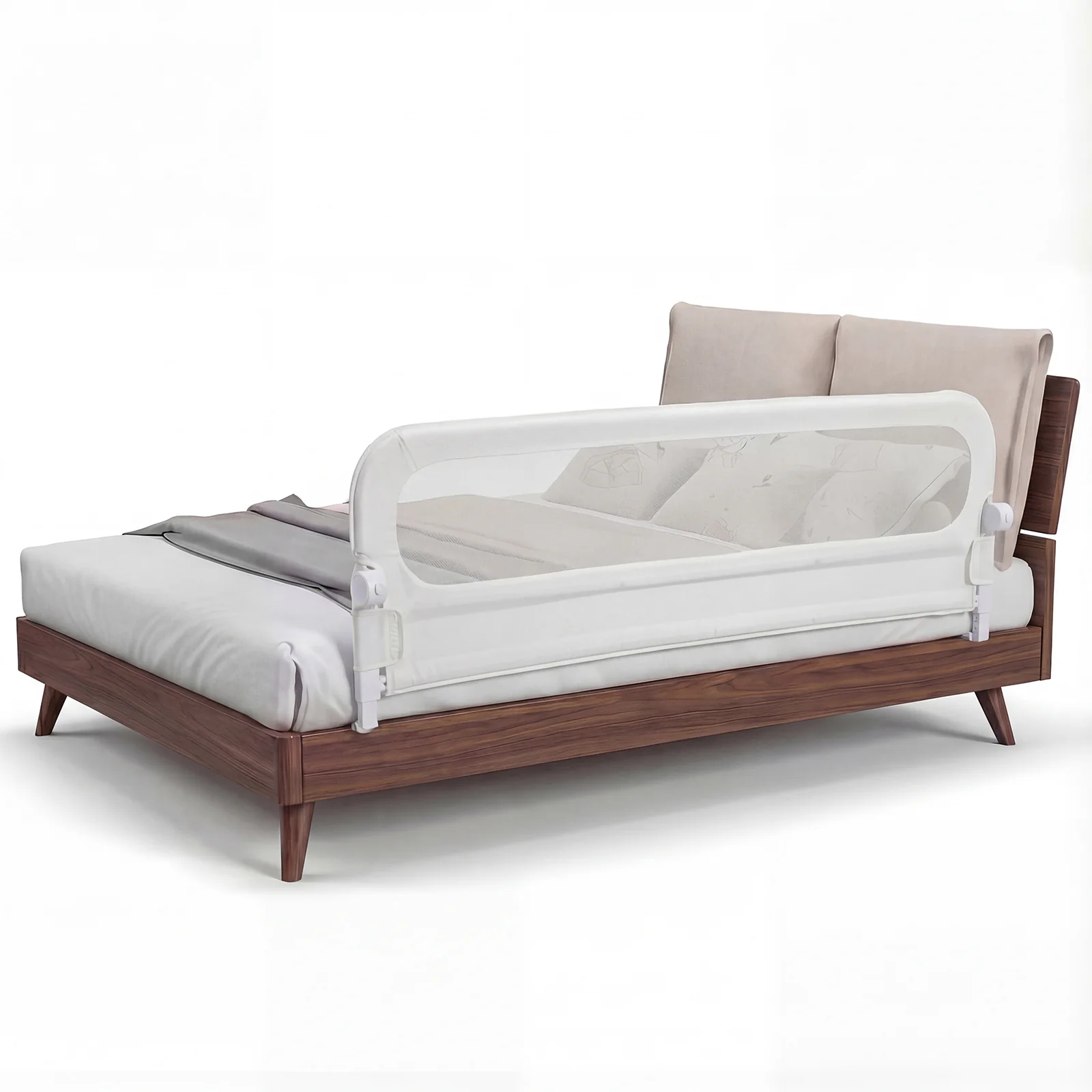 Foldable Bed Rail with Removable Oxford Fabric Cover and Robust U-shaped Base - Image 15