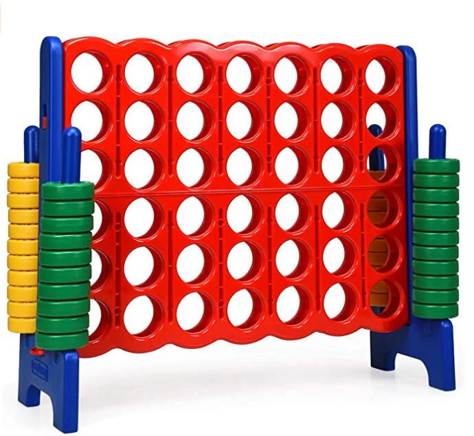 Giant Connect 4 in A Row with 42 Jumbo Rings for Garden & Beach - Image 8
