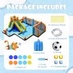 Giant Soccer-Themed Inflatable Water Slide with Splash Pool - Image 4