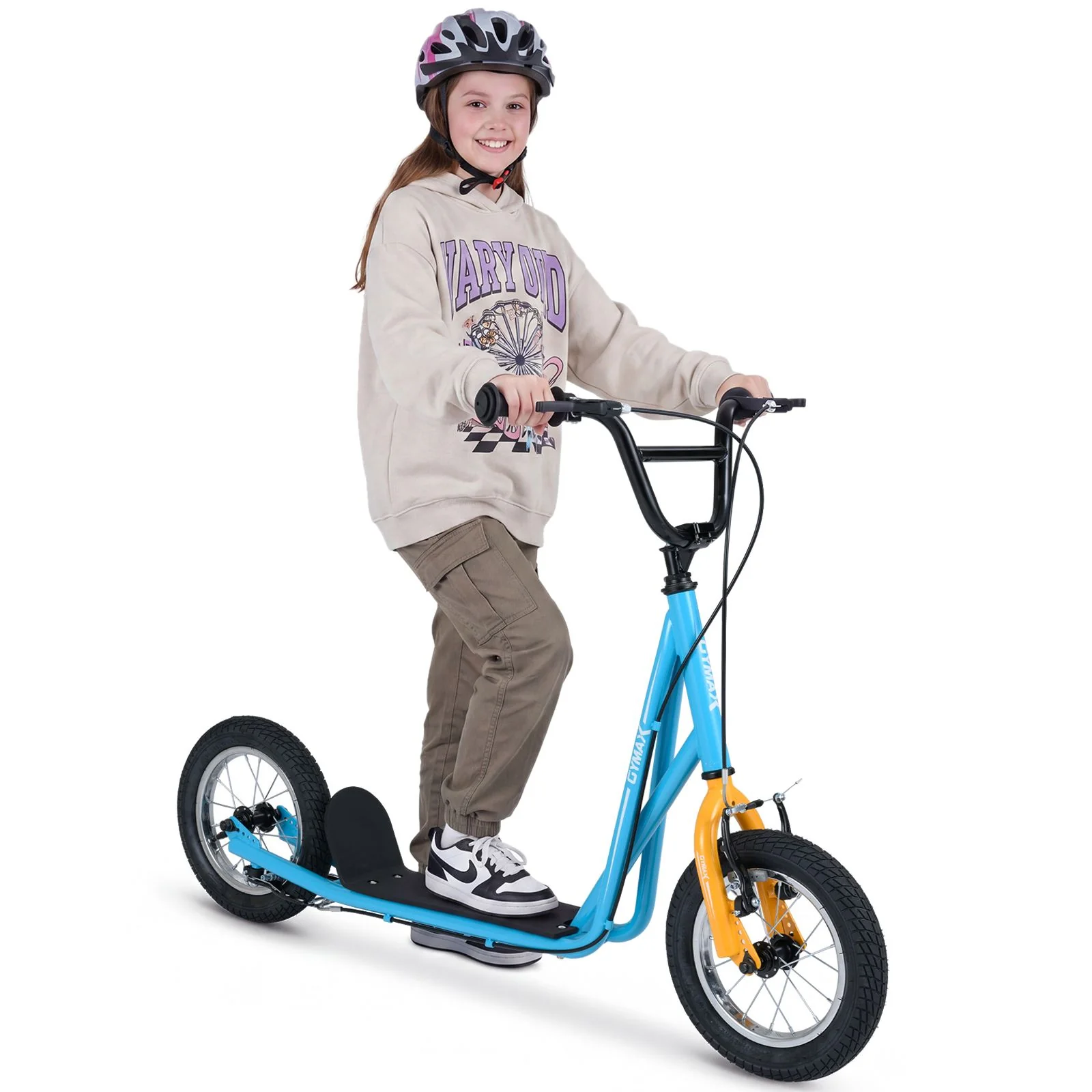 Height Adjustable Youth Scooter with 2 V-Type Handbrakes for Kids 8-12 - Image 10