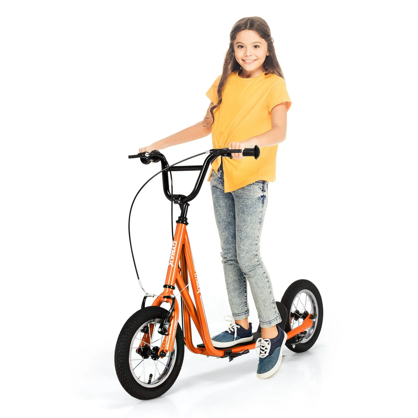 Height Adjustable Youth Scooter with 2 V-Type Handbrakes for Kids 8-12 - Image 8