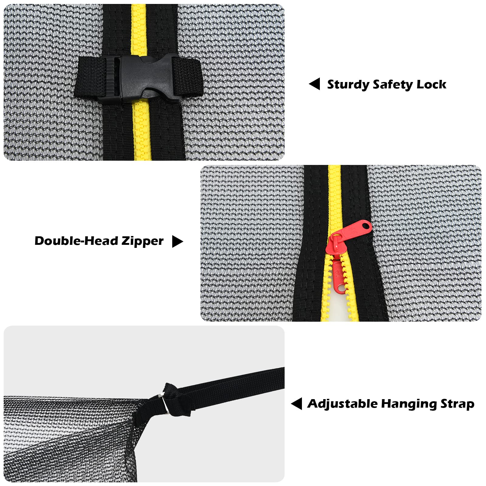 HONEY JOY 10/12/14FT Trampoline Safety Net - Image 6
