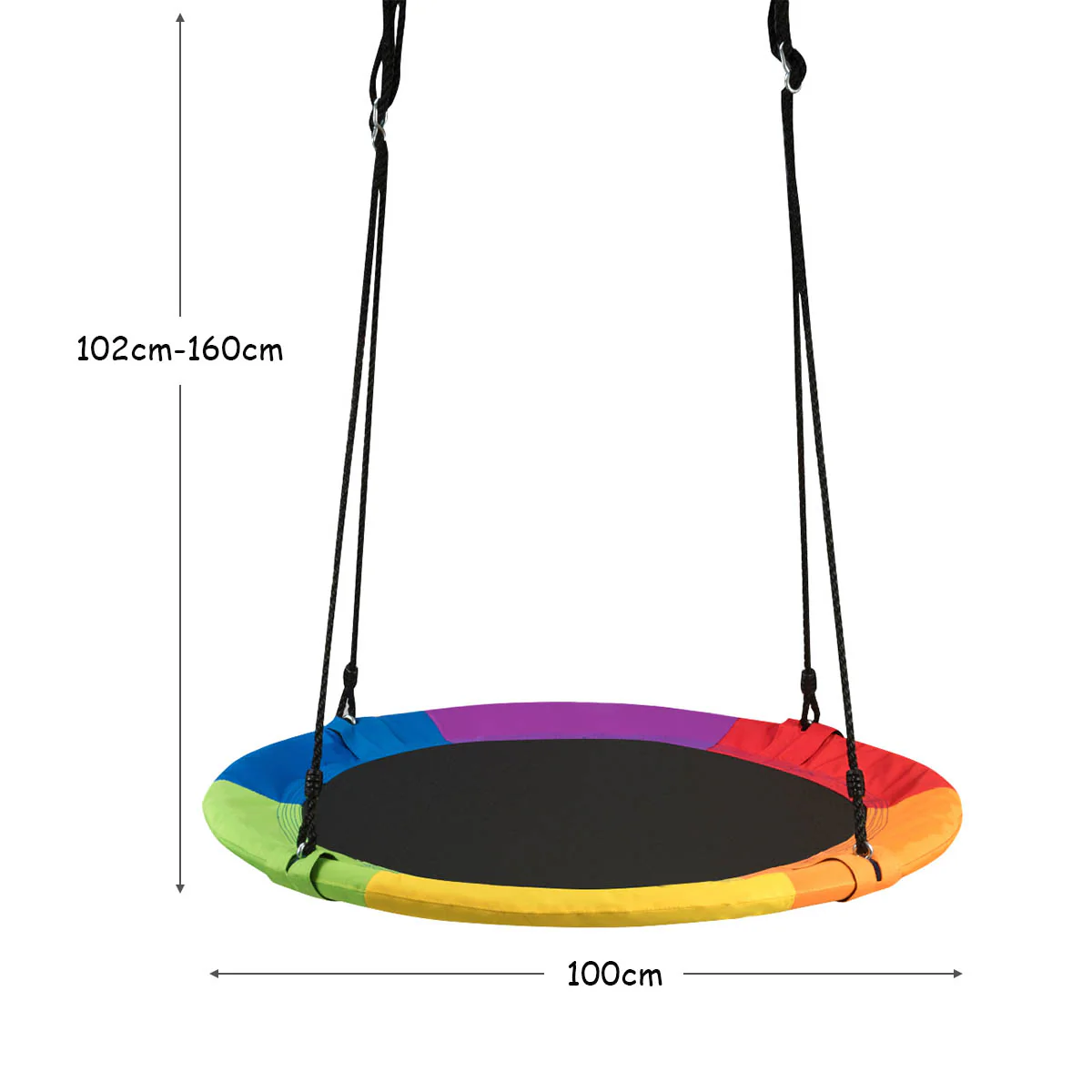 HONEY JOY 100cm Flying Saucer Tree Swing - Image 20