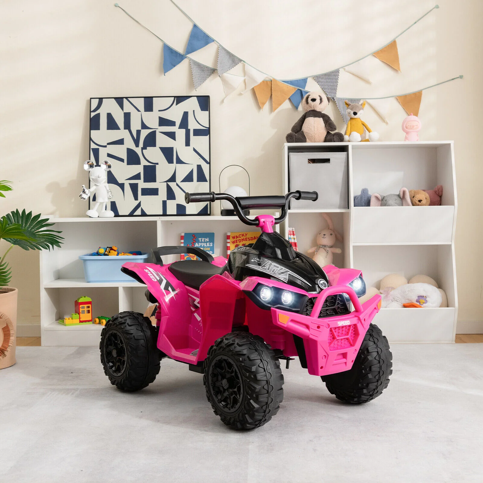 HONEY JOY 12V Kids Ride On ATV Battery Powered Vehicle Children Ride On Toys - Image 9