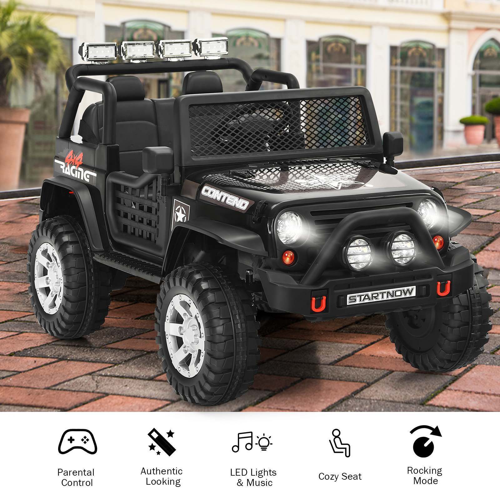 HONEY JOY 12V Kids Ride-On Car Electric Children Ride-On Truck Remote Control - Image 10