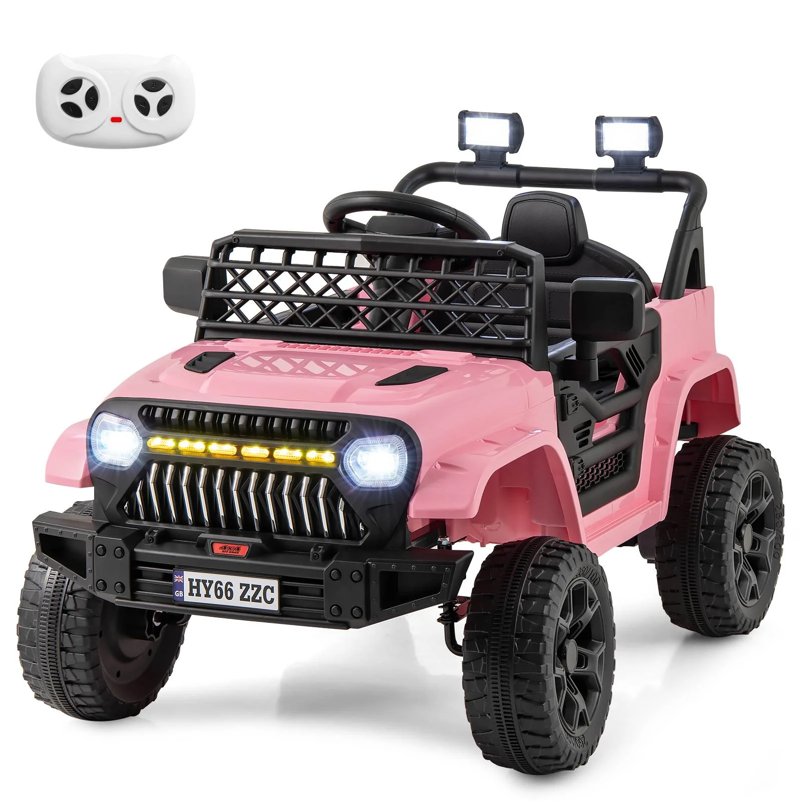 12V Kids Ride on Car Jeep, Dual Motor Toddler Electric Vehicle Truck - Image 10