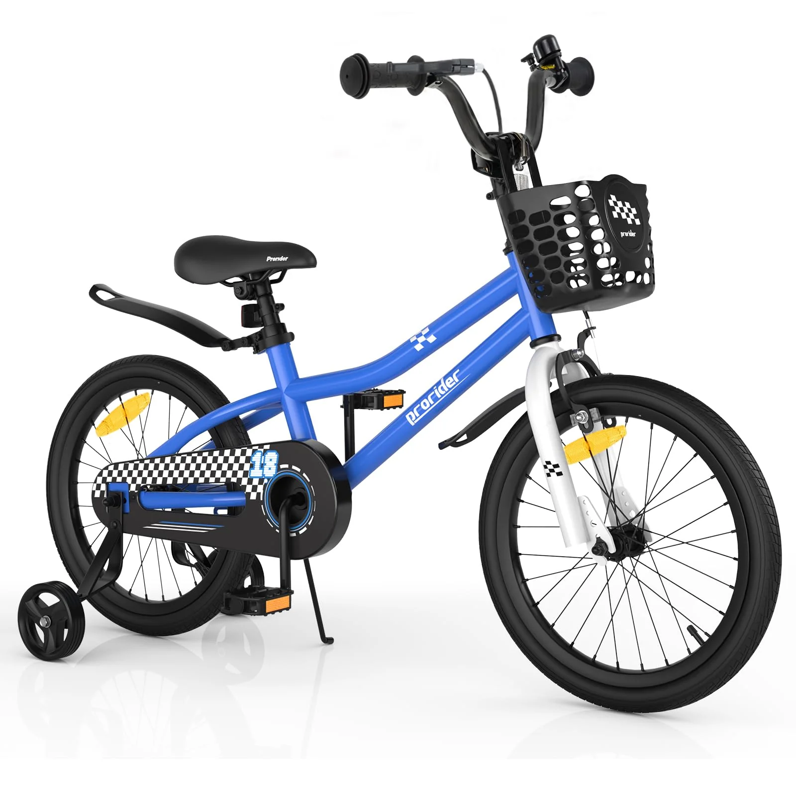 HONEY JOY 14/16/18 Inch Kid's Bike, Toddler Training Bicycle with Handbrake & Coaster Brake - Image 9