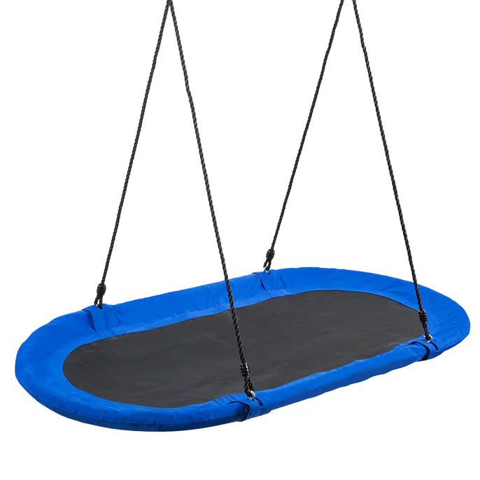 HONEY JOY 150CM/60'' Giant Platform Saucer Tree Swing Set, 300KG Weight Capacity - Image 11