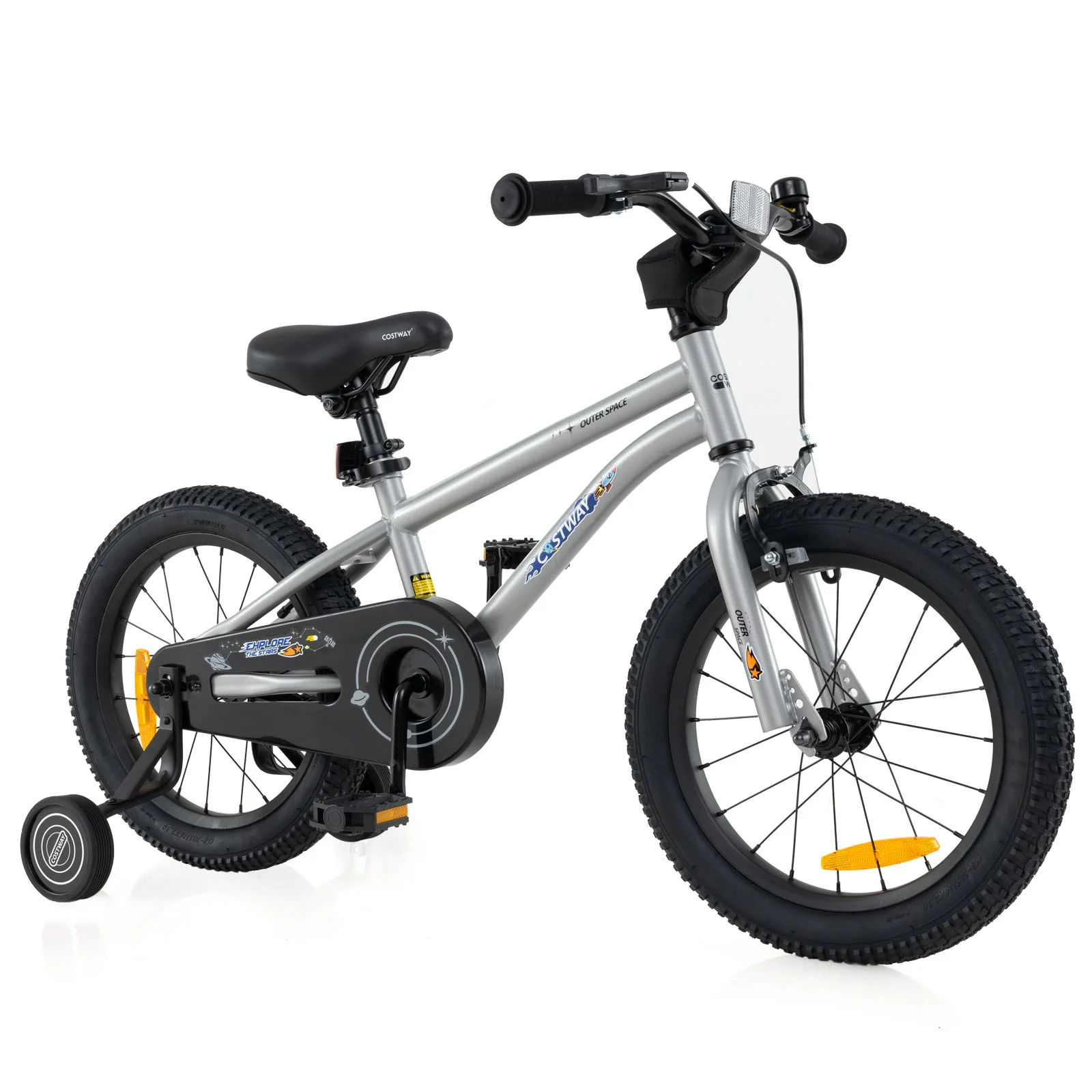 HONEY JOY 14 16 18 Inch Kid’s Bike Bicycle Removable Training Wheels for 3-8 Years - Image 15