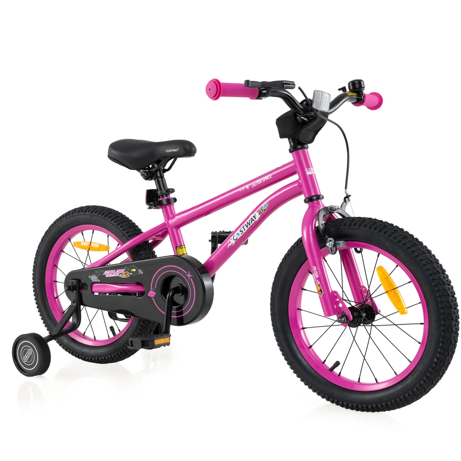 HONEY JOY 14 16 18 Inch Kid’s Bike Bicycle Removable Training Wheels for 3-8 Years - Image 16