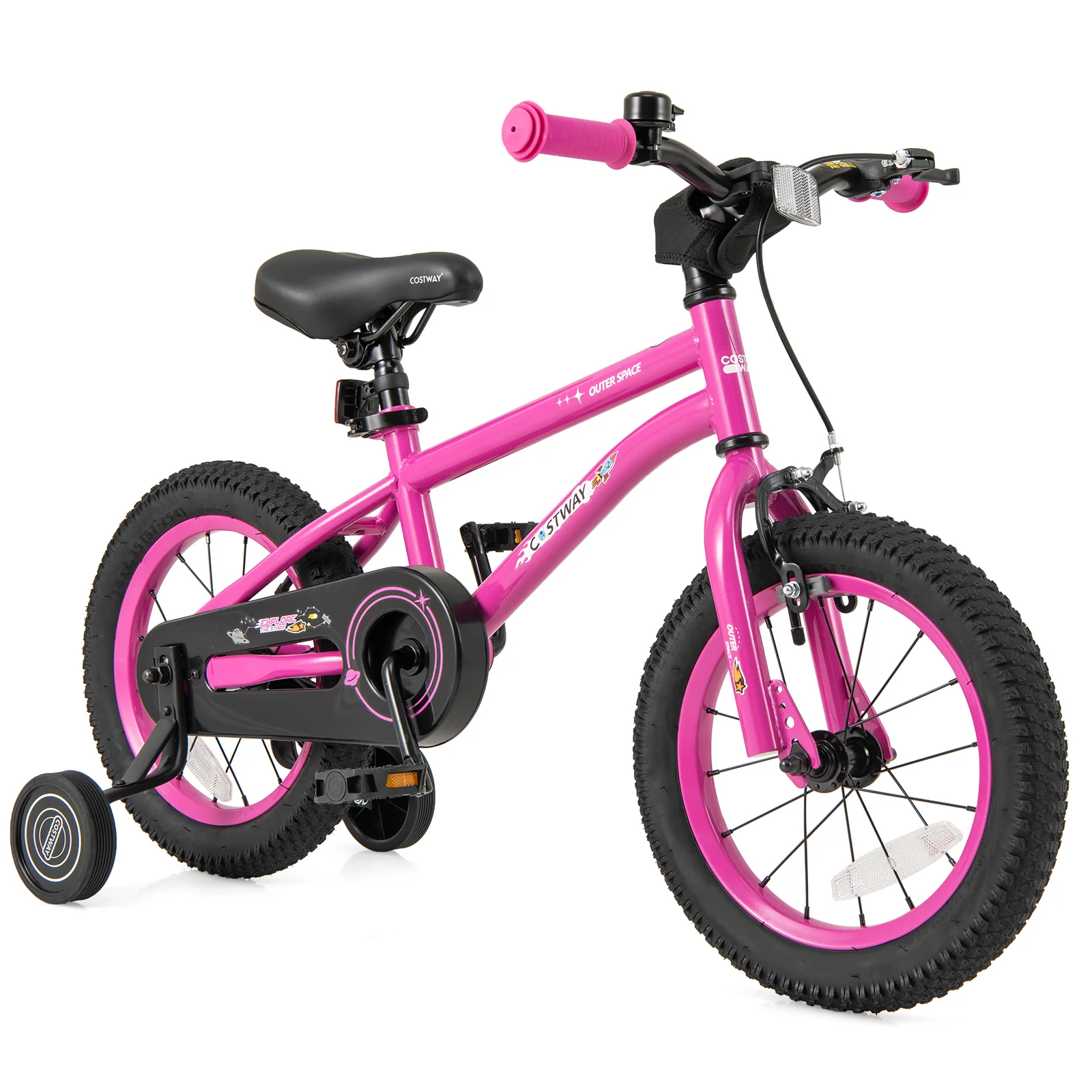 HONEY JOY 14 16 18 Inch Kid’s Bike Bicycle Removable Training Wheels for 3-8 Years - Image 7