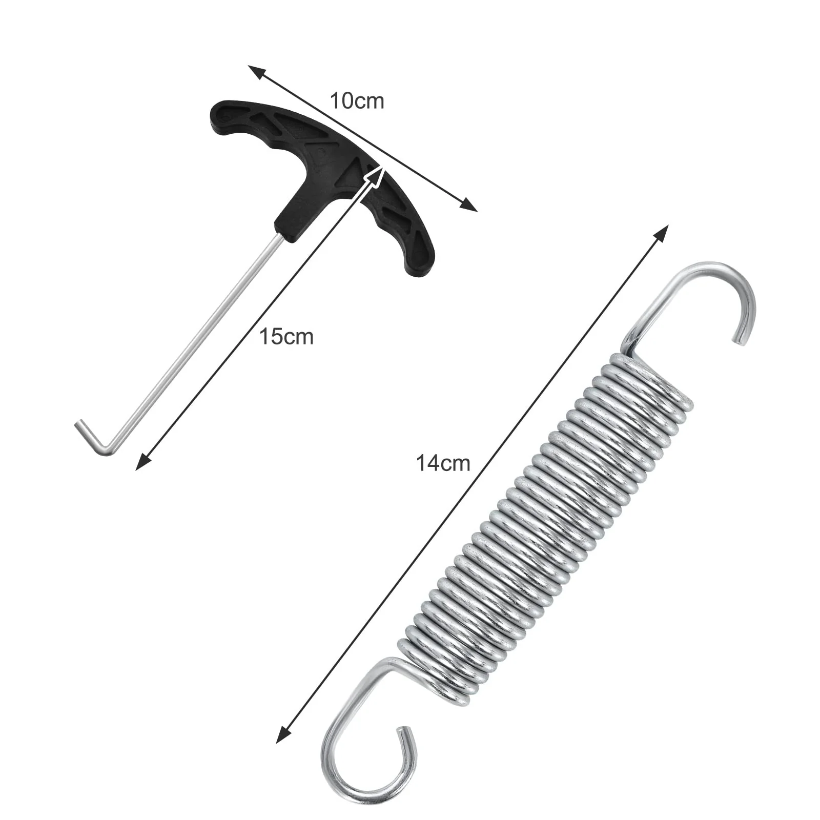 HONEY JOY 20 Pack Trampoline Springs, 14 cm Heavy Duty Replacement Trampoline Springs - Image 5