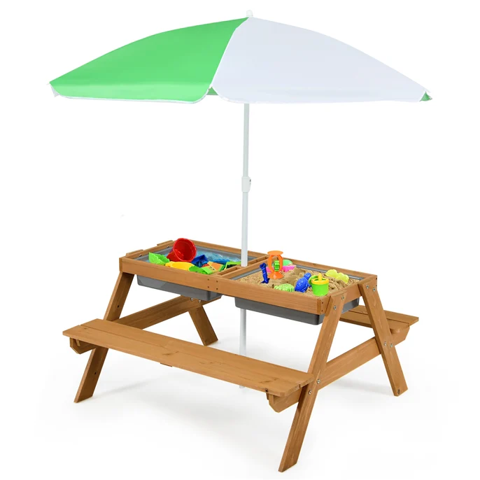 HONEY JOY 3-in-1 Kids Picnic Table Set - Image 10