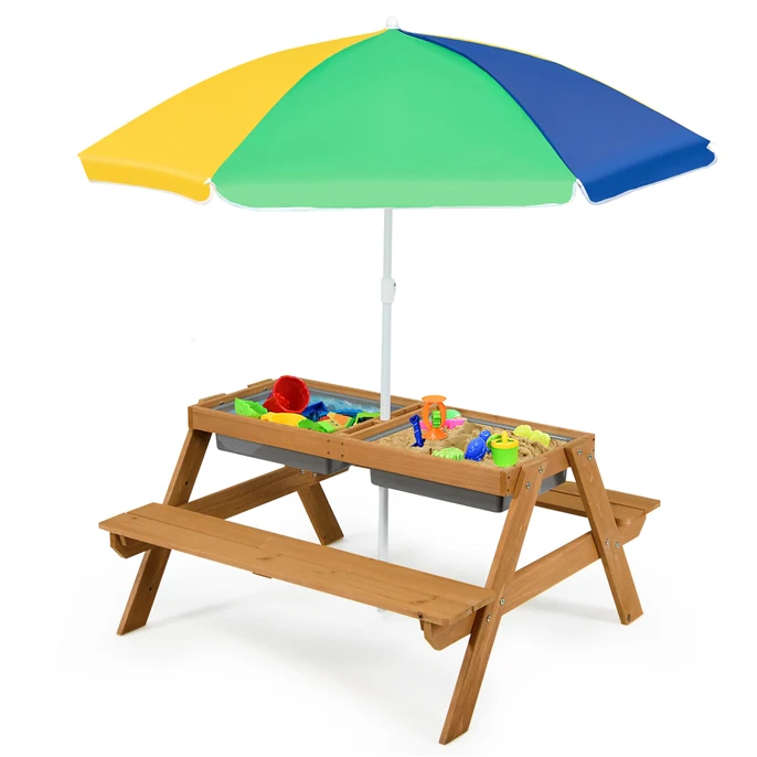 HONEY JOY 3-in-1 Kids Picnic Table Set - Image 11