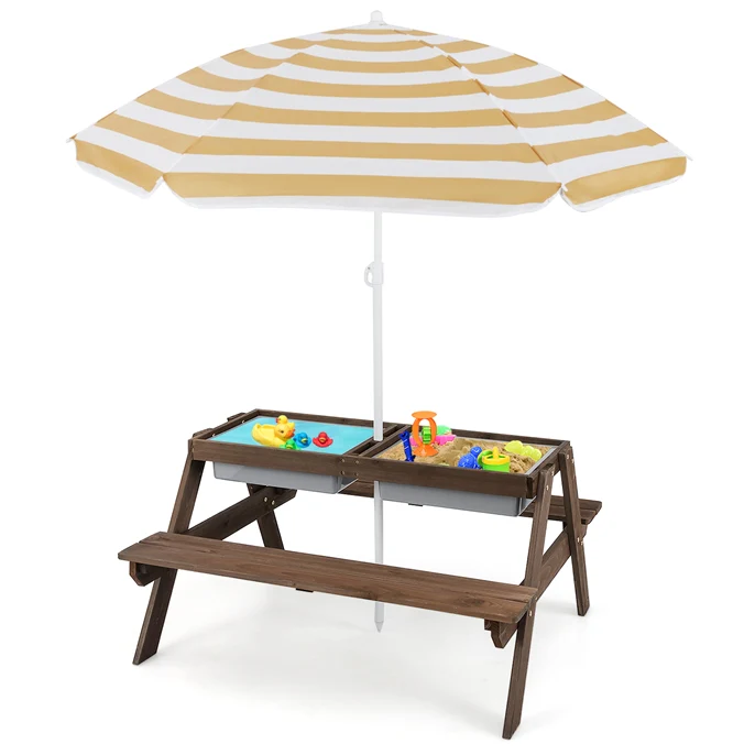 HONEY JOY 3-in-1 Kids Picnic Table Set - Image 12