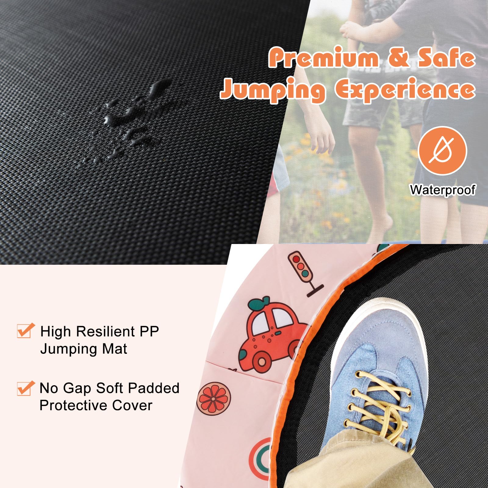 HONEY JOY 36” Mini Trampoline for Kids - Image 8