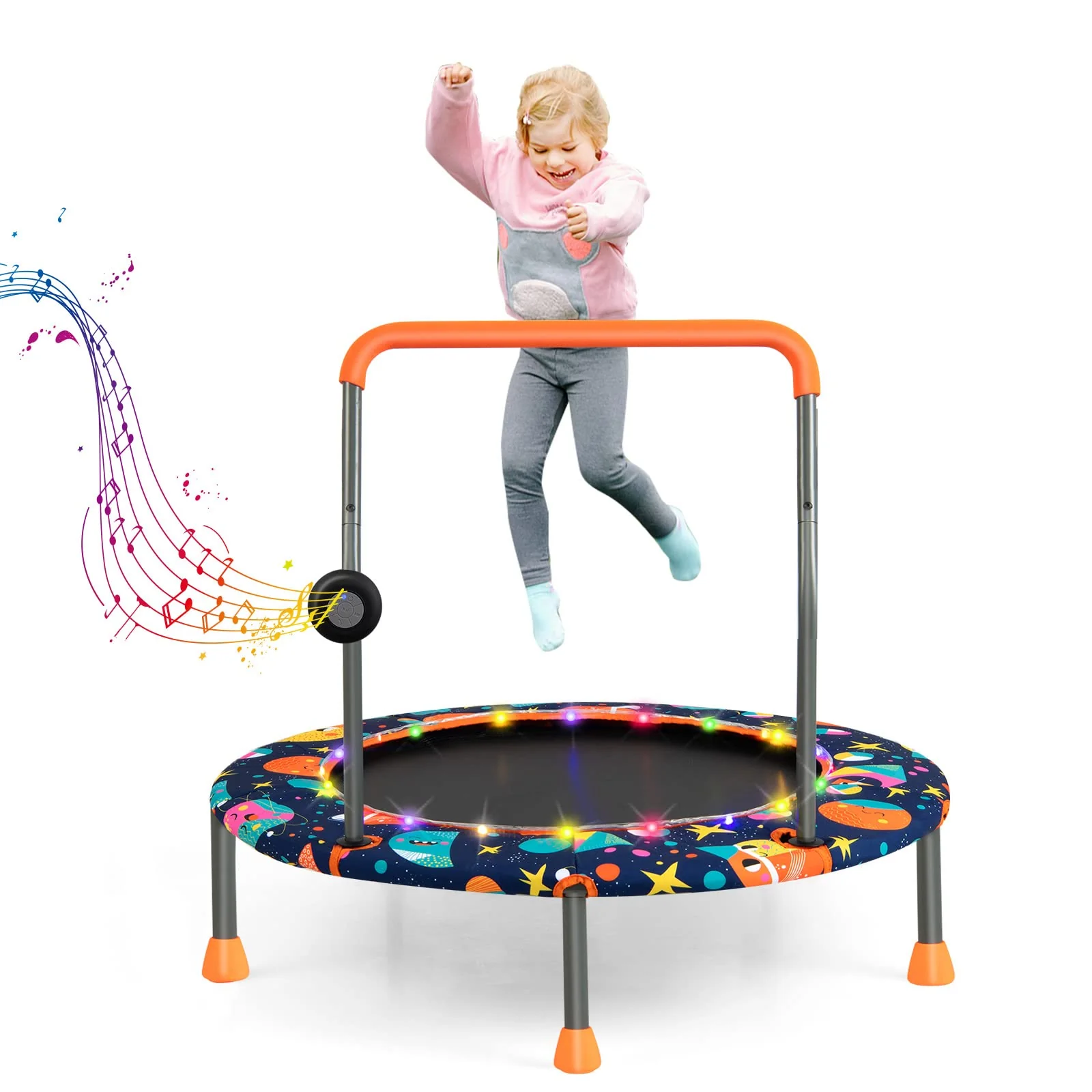 HONEY JOY 36” Mini Trampoline for Kids - Image 9