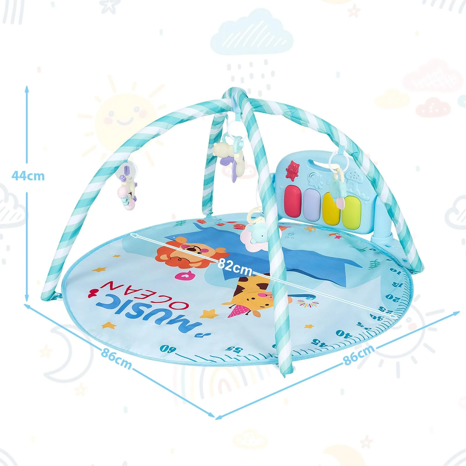 HONEY JOY Baby Gyms Play Mats - Image 9