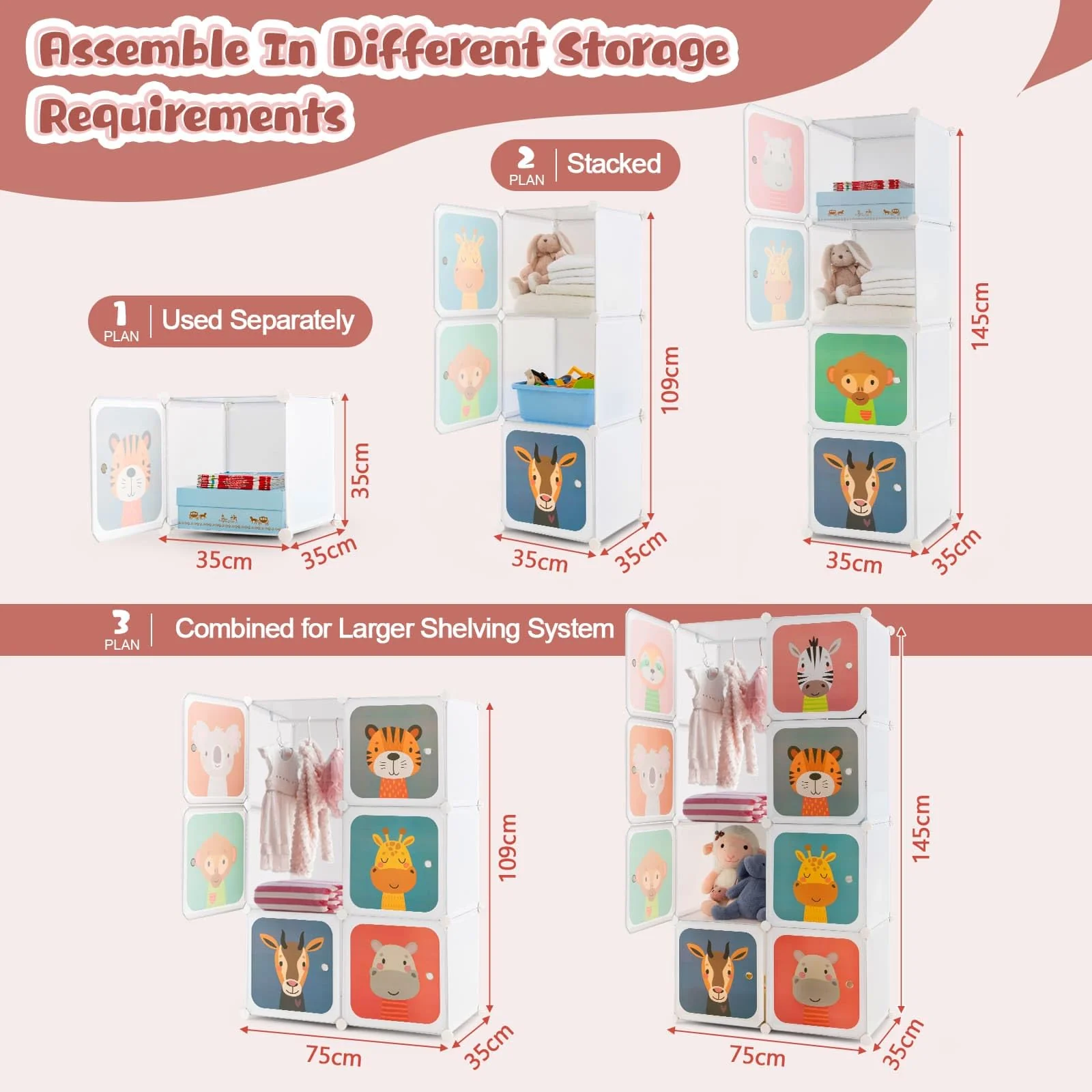 HONEY JOY Children Wardrobe - Image 3