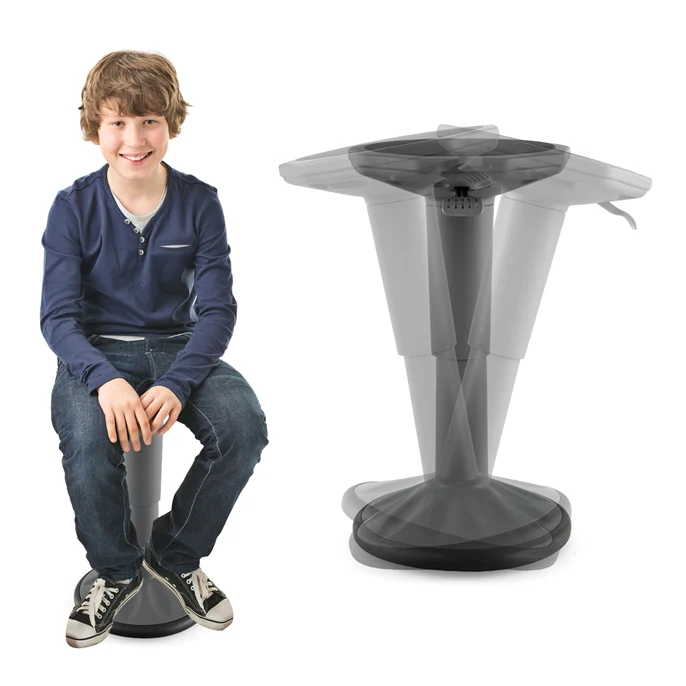 HONEY JOY Ergonomic Wobble Chair with Adjustable Height, Active Learning Stool Sitting Balance Chair for Office/Bar/Home - Image 13