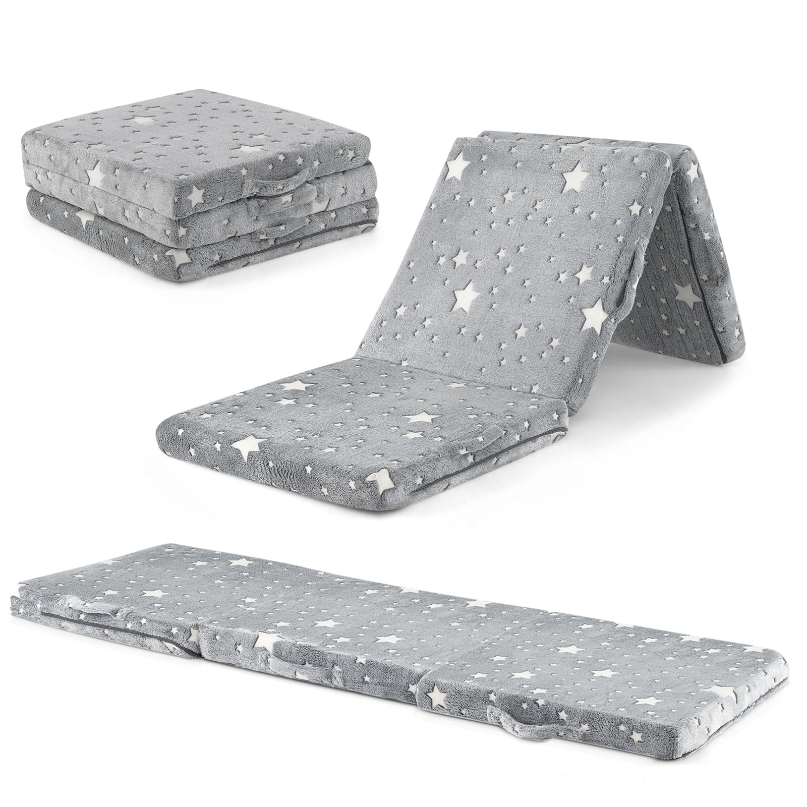 HONEY JOY Foldable Floor Mattress for Kids - Image 11