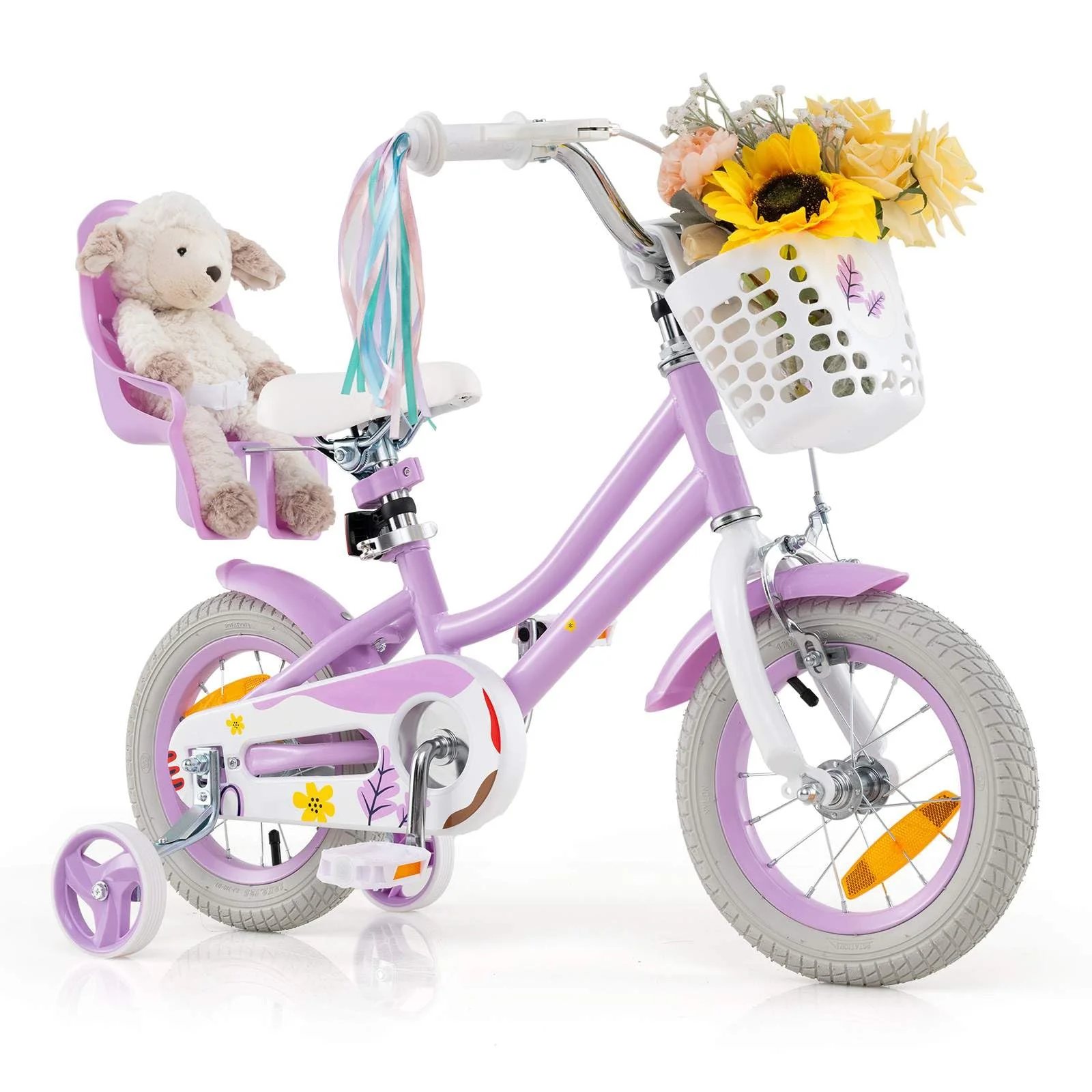 HONEY JOY Kids Bike, 12/14/16/18/20 Inch Children Bicycle - Image 9