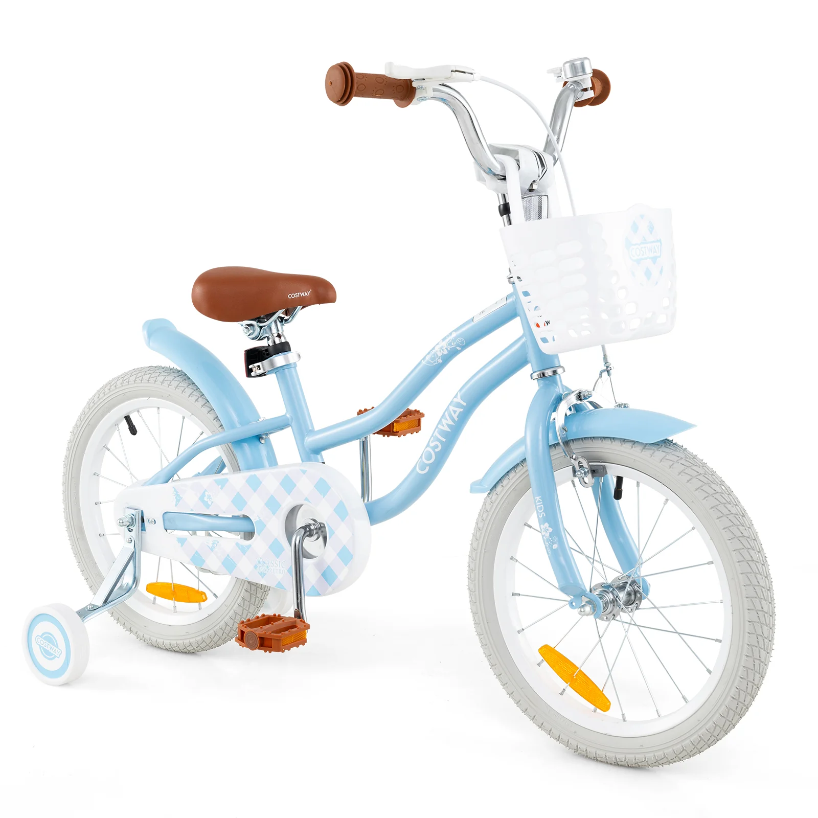 HONEY JOY Kids Bike, 16 Inch Boys Girls Bike for 3-8 Years w/Training Wheels - Image 19