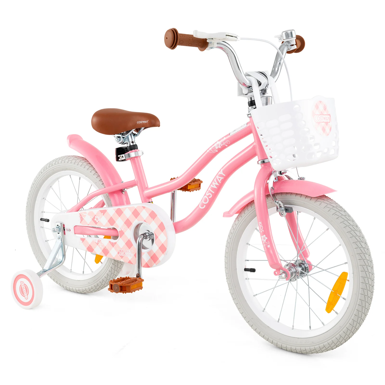 HONEY JOY Kids Bike, 16 Inch Boys Girls Bike for 3-8 Years w/Training Wheels - Image 20