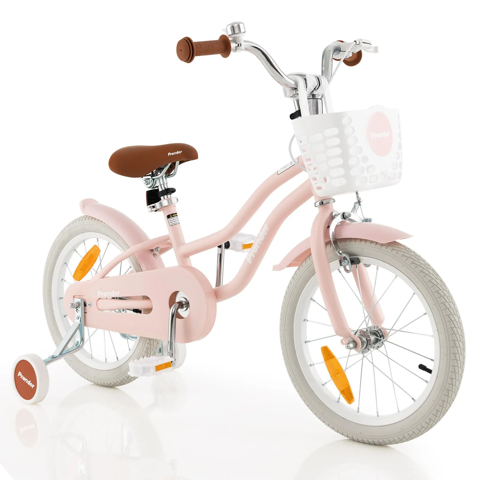 HONEY JOY Kids Bike, 16 Inch Boys Girls Bike for 3-8 Years w/Training Wheels - Image 22