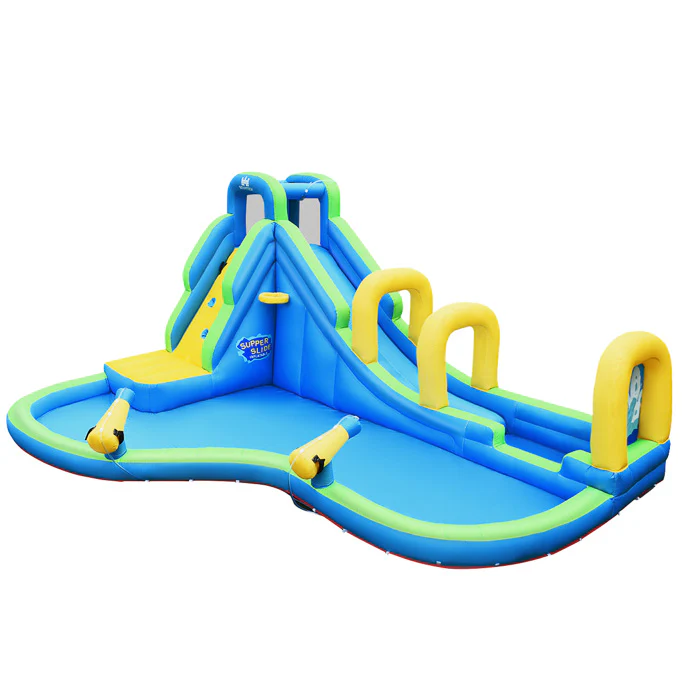 HONEY JOY Kids Inflatable Water Slide, 5 in 1 Giant Water Slide Bouncer Park - Image 10