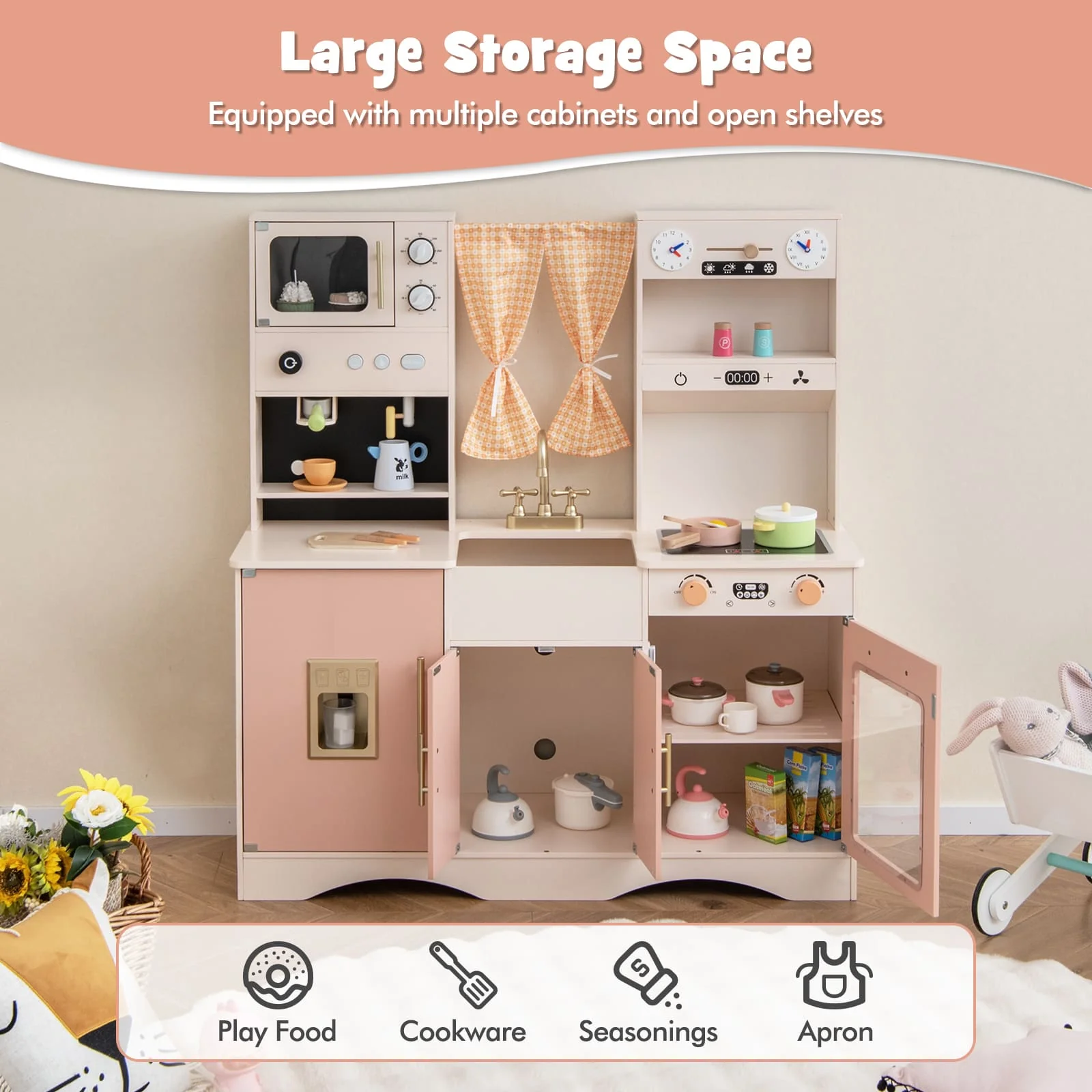 HONEY JOY Kids Kitchen Playset - Image 9