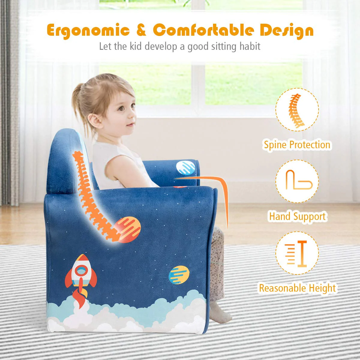 HONEY JOY Kids Sofa - Image 6