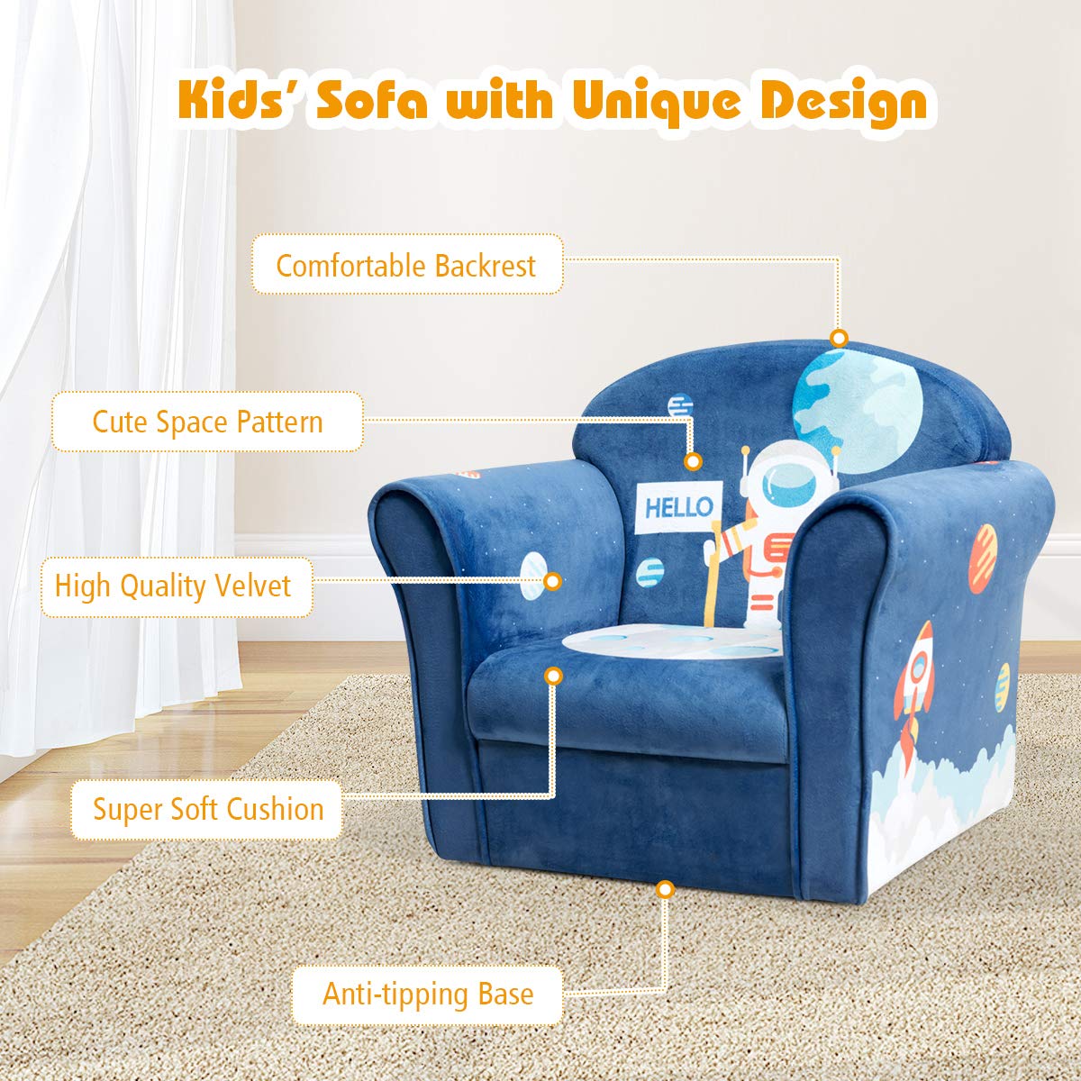 HONEY JOY Kids Sofa - Image 7