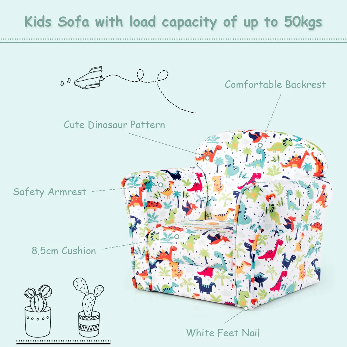 HONEY JOY Kids Sofa - Image 7