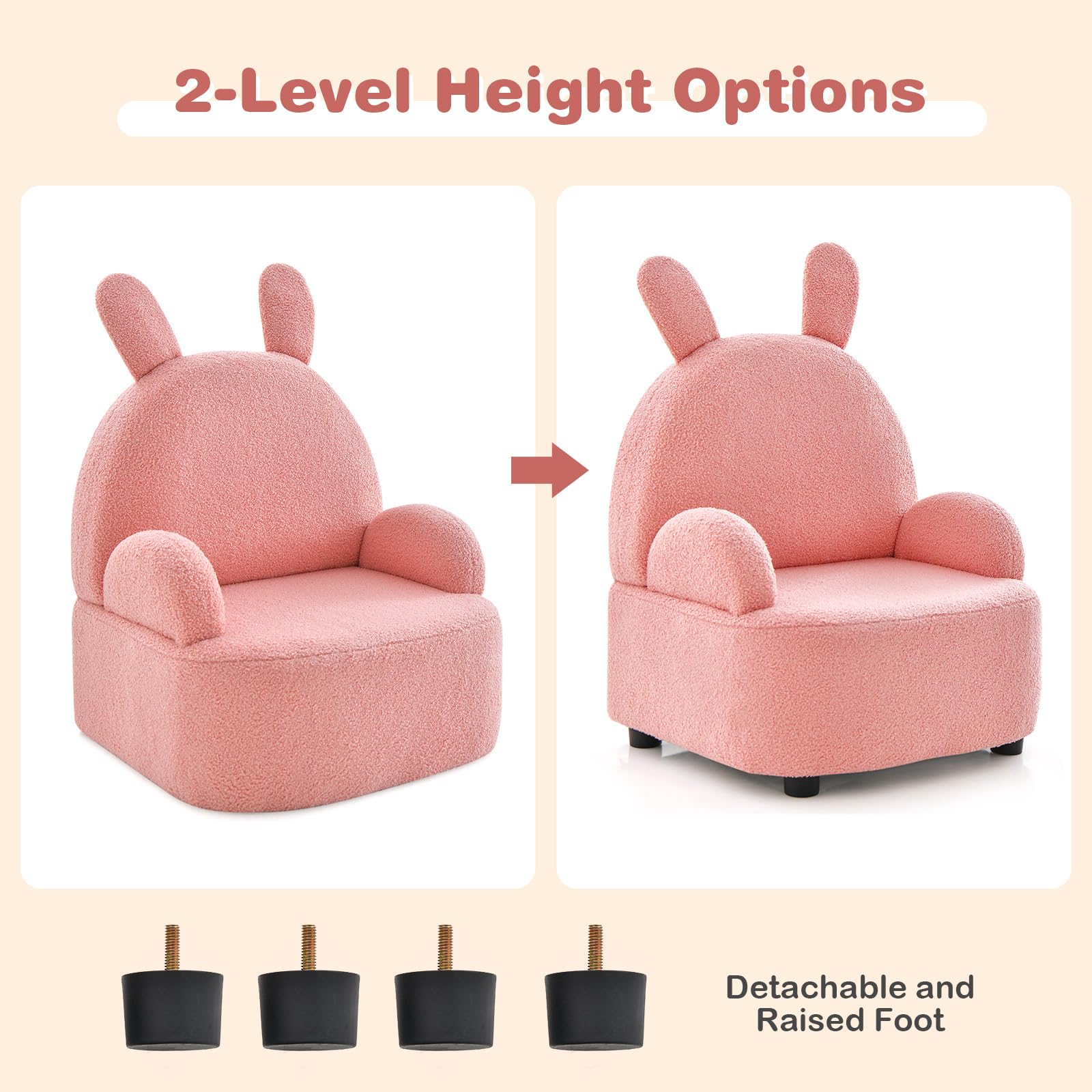HONEY JOY Kids Sofa, Toddler Armchair Chair for Boys Girls - Image 7