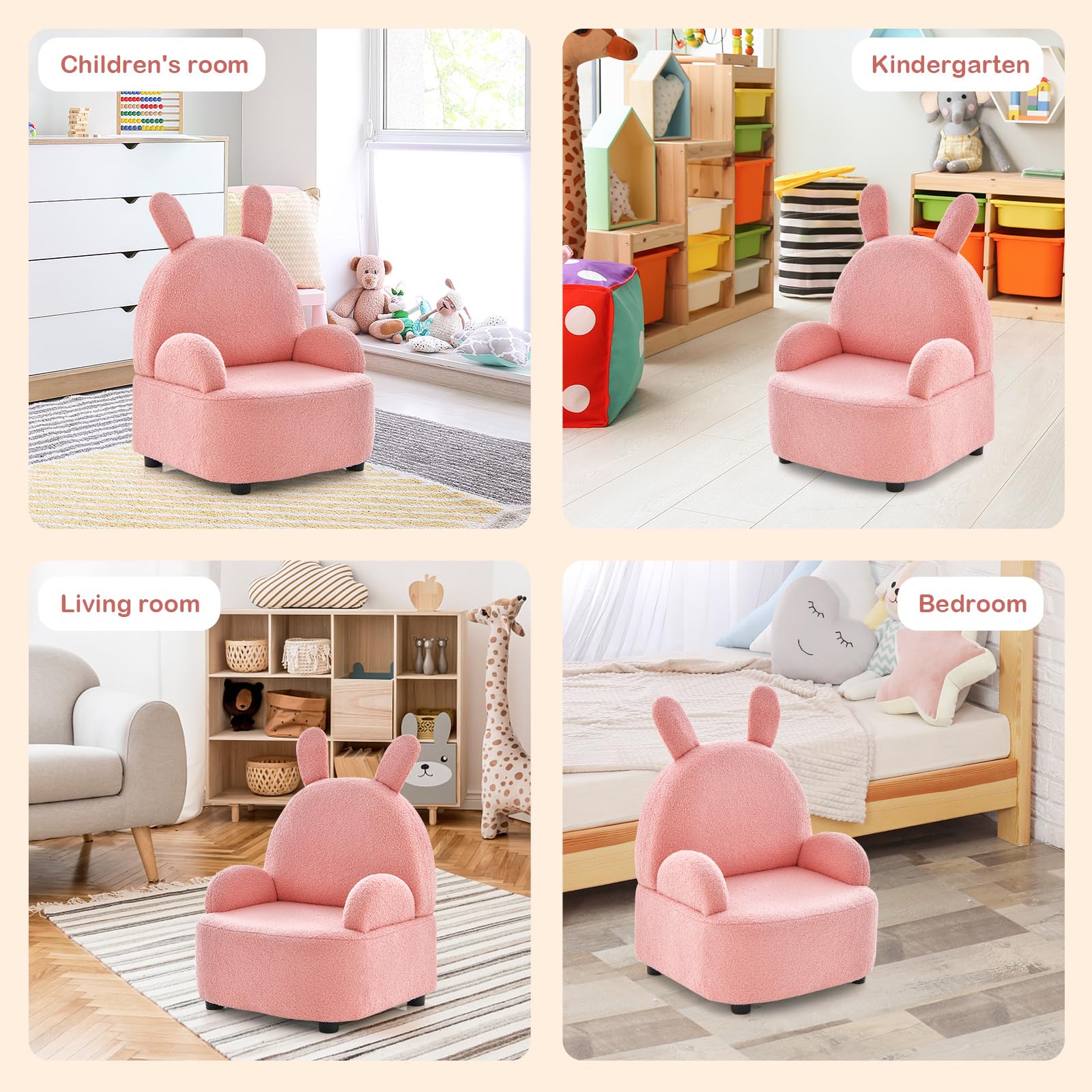 HONEY JOY Kids Sofa, Toddler Armchair Chair for Boys Girls - Image 9