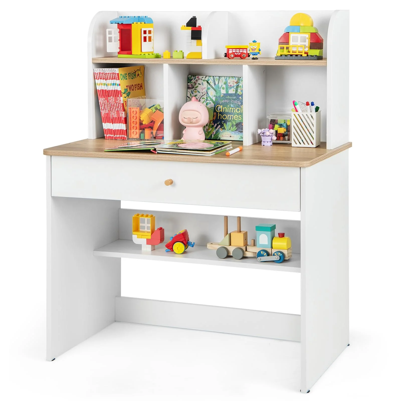 HONEY JOY Kids Wooden Study Desk - Image 6
